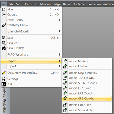 BuildIt importing CPE Cloud