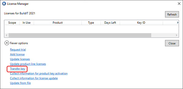 License Transfer for FARO Software