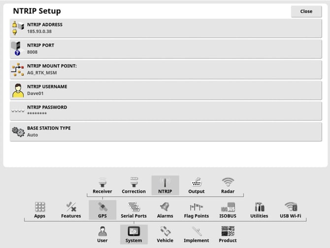 NTRIP Setup